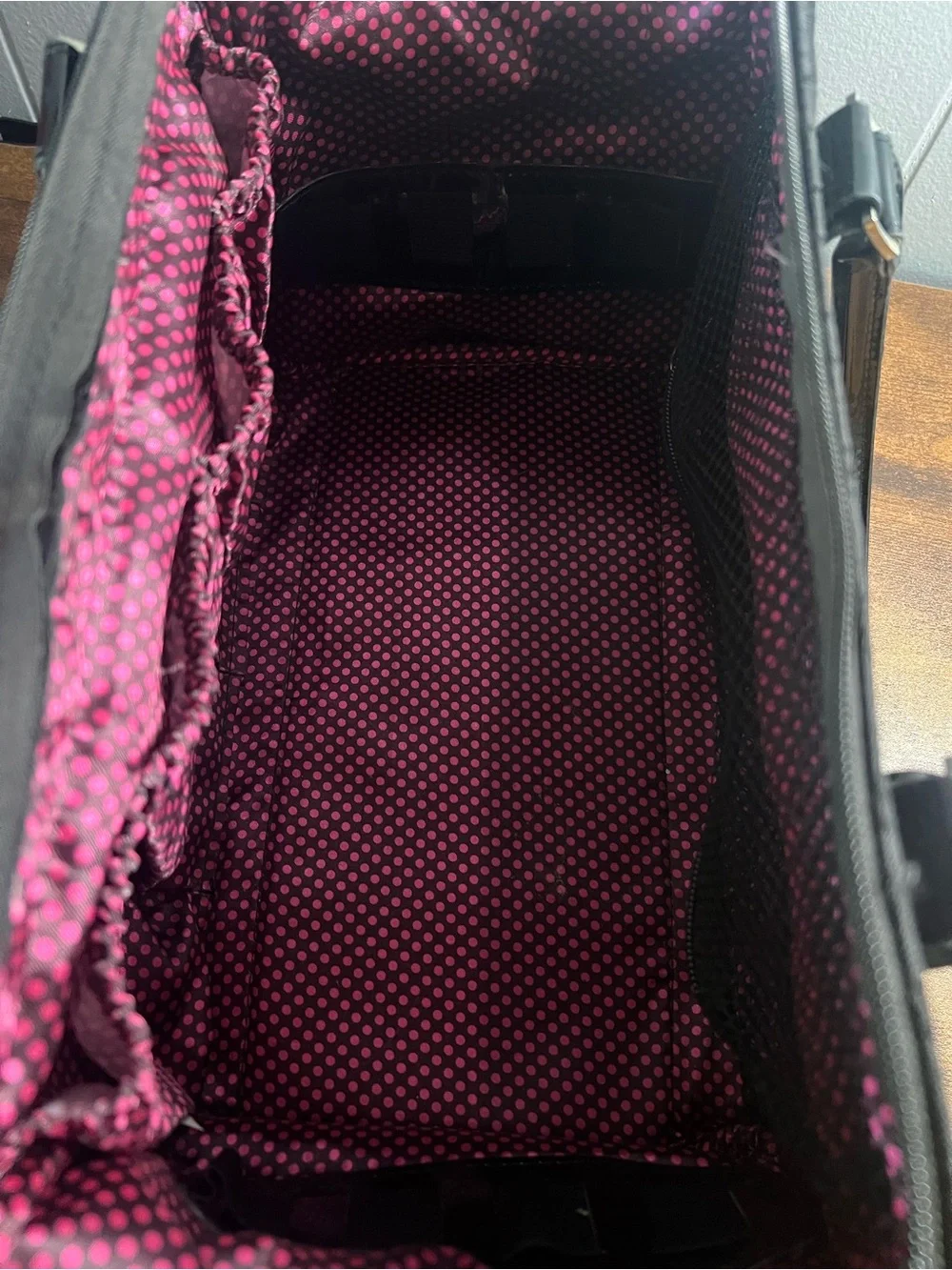 Caboodles black quilted